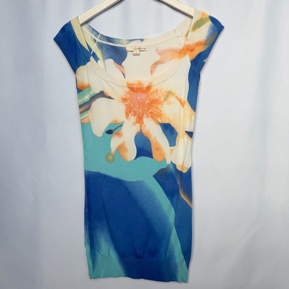 Forever 21 Dresses & Skirts - Forever 21 Blue and Orange Floral Mini Dress, Women’s Small